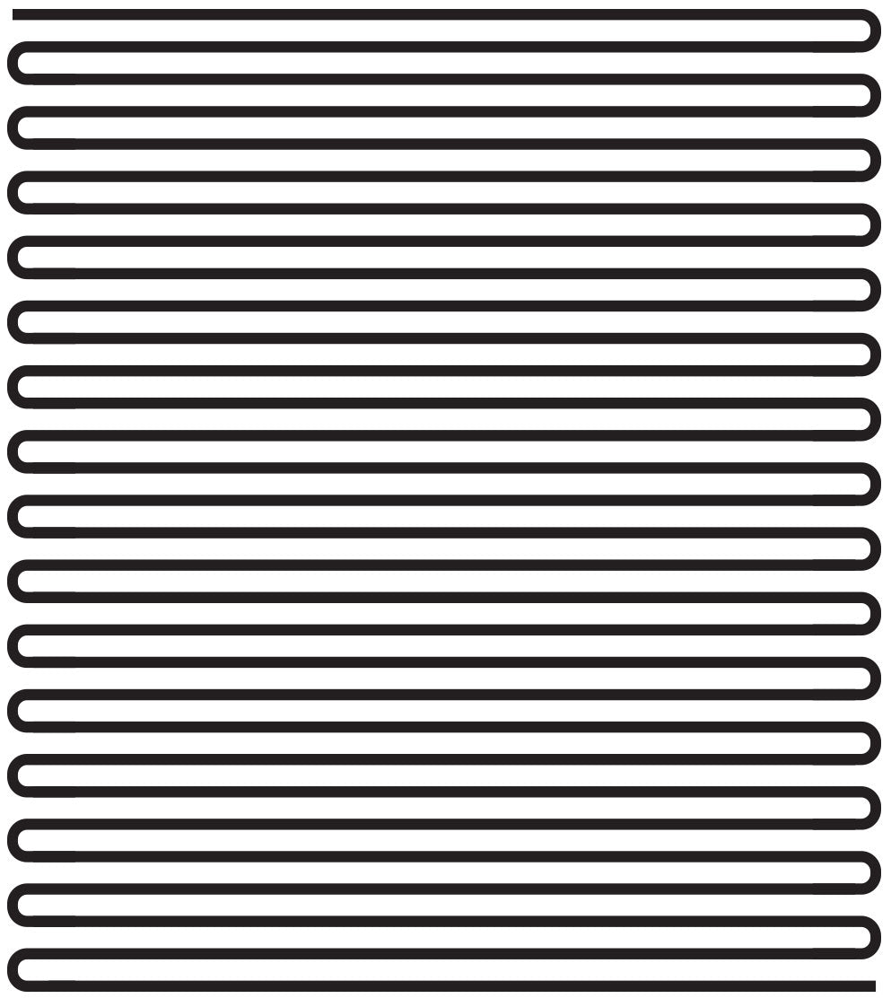 An image of a black and white striped pattern.