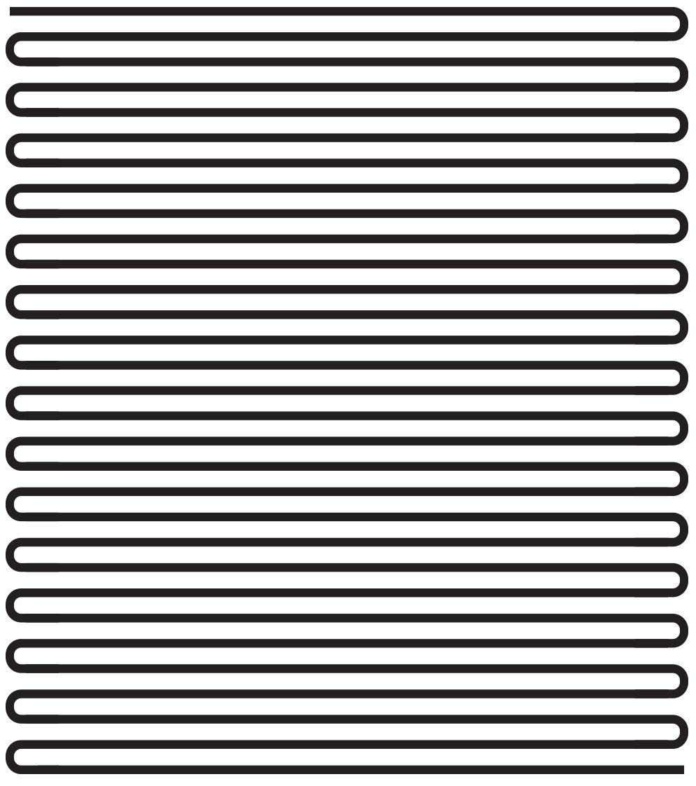 An image of a black and white striped pattern.